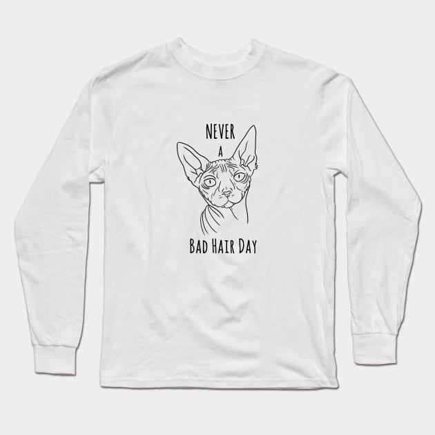 Never a bad hair day Long Sleeve T-Shirt by Spectralstories